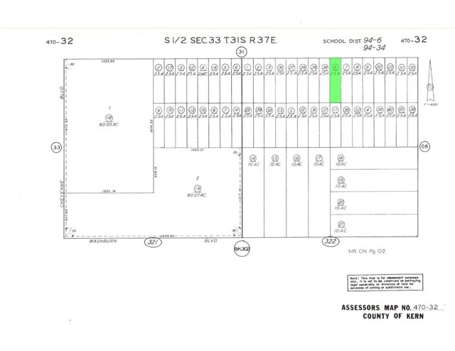 Detail Gallery Image 8 of 8 For 0 470-322-06-00-2 Rose Ave, California City,  CA 93501 - – Beds | – Baths