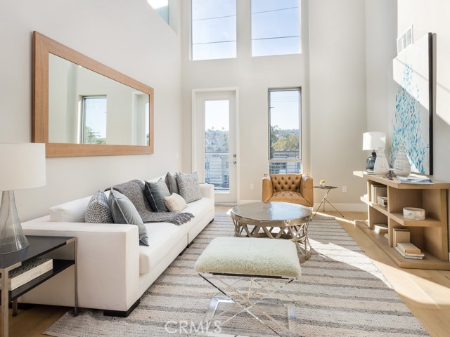 Soaring ceilings with amazing light.