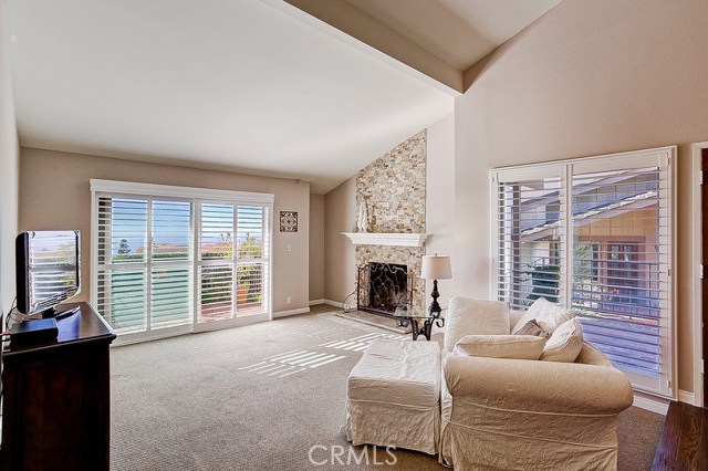 Ocean views from the living room Ocean views from the living room