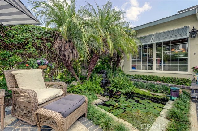 Relax by the pond & waterfall