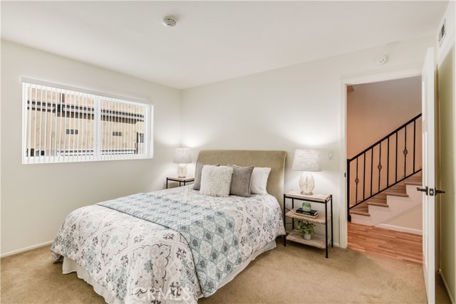 Entry area bedroom 1st level.