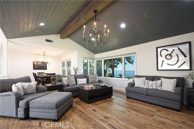 Living Room with ocean views