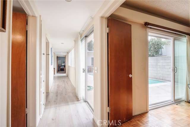 Hallway looking down to living room