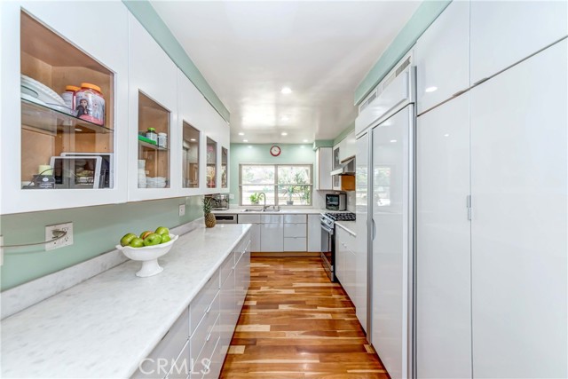 Plenty of counter space and custom cabinetry