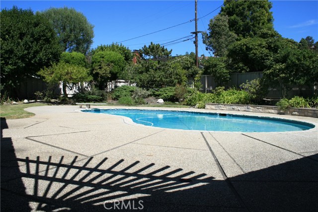 Big backyard (over 11,000 sq ft lot) with a big pool.