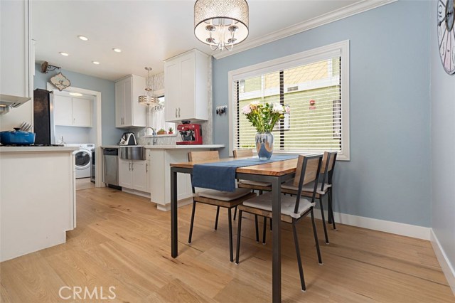 Dining area near kitchen