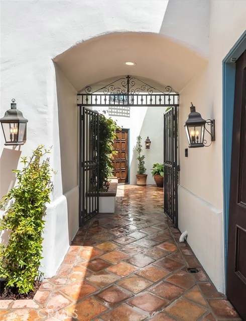 Courtyard entry