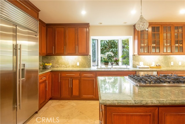 Beautiful kitchen with center island.