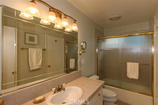 Spacious, upgraded master bath.