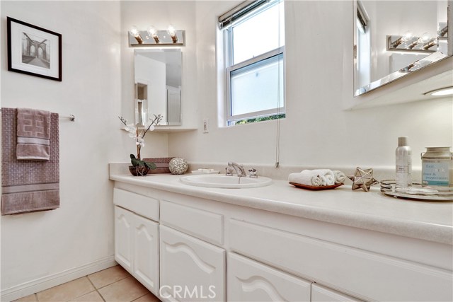 Master bath has walk-in shower.