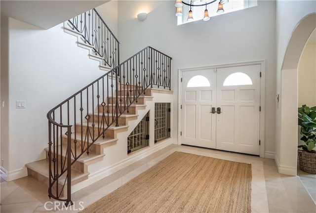 Formal 2-story entry