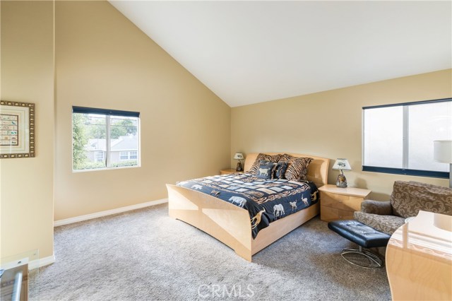 Master Suite w/ Vaulted Ceilings (overlooks Backyard)