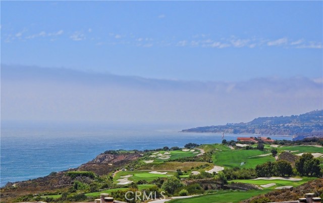 Ocean and golf course view