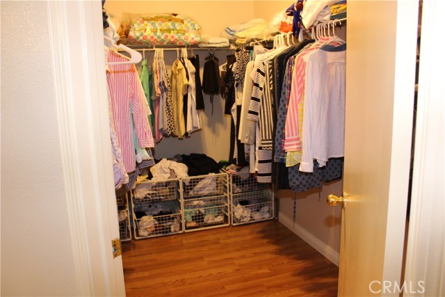 Master bedroom Walk-in closet