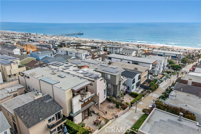 aerial view of 328 19th St. and  Manhattan beach