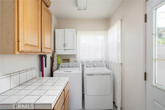 Sunniest laundry area ever!