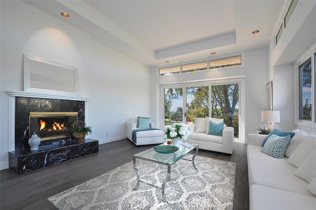 Living Room with Fireplace