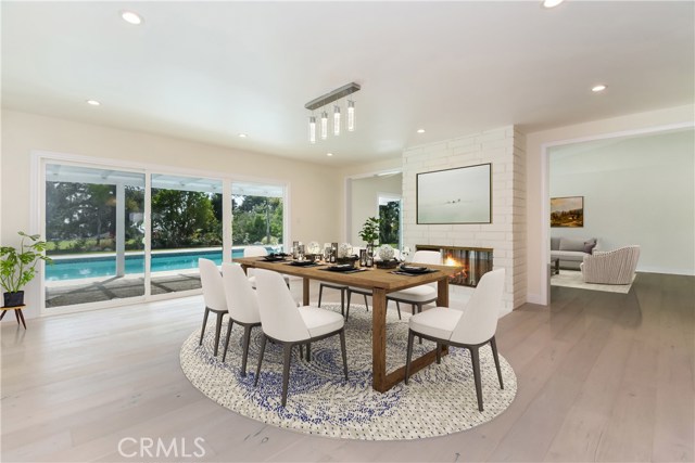 Formal Dining Room Virtually Staged