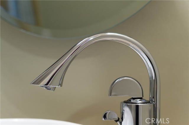 Detail of second bathroom faucet