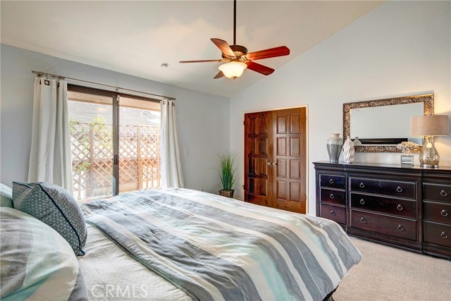Huge master suite with high vaulted ceilings, walk-in closet with built-ins, and attached over-sized balcony. Huge master suite with high vaulted ceilings, walk-in closet with built-ins, and attached over-sized balcony.