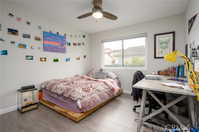 Spacious bedrooms with closets with built ins