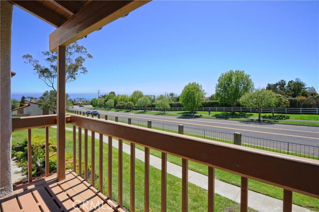 Balcony off living room