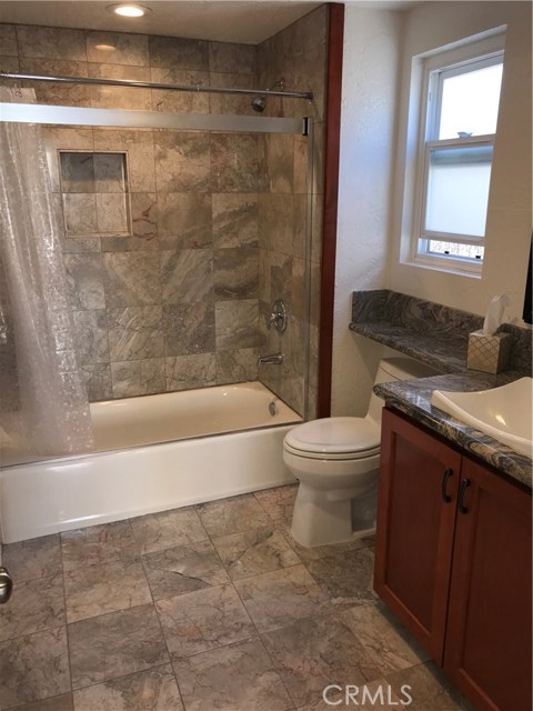 Upstairs bathroom off of master bedroom.