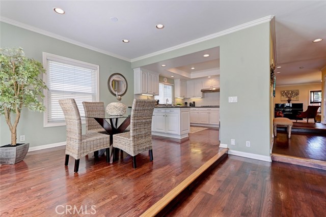 Breakfast Nook Area and Adjacent Kitchen Area