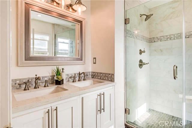 Remodeled master bathroom