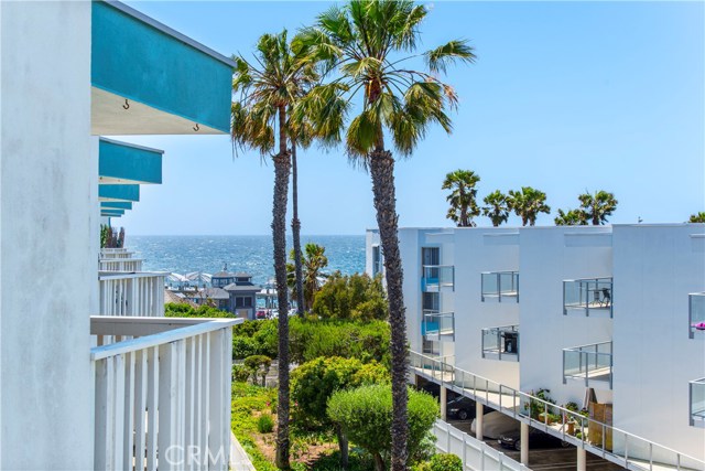 Ocean views from inside and from the balcony