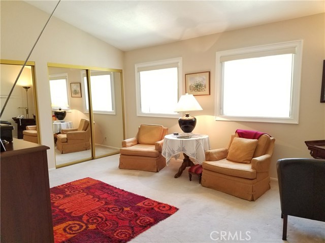 Bright master bedroom on second floor main living area