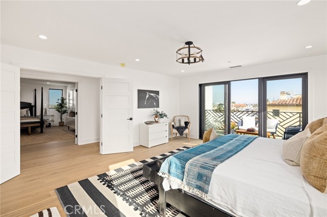 Double Doors Open to Generoulsy Sized Seconday Master Suite