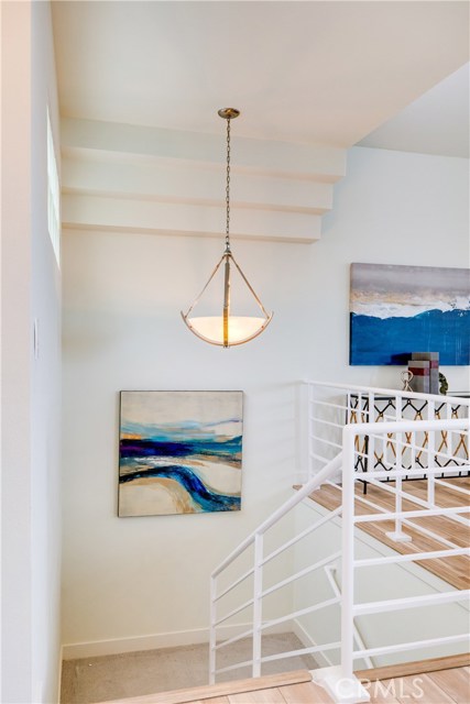 The upper level has been extensively renovated including new light fixtures