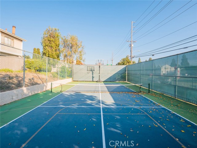 Basketball & tennis courts.