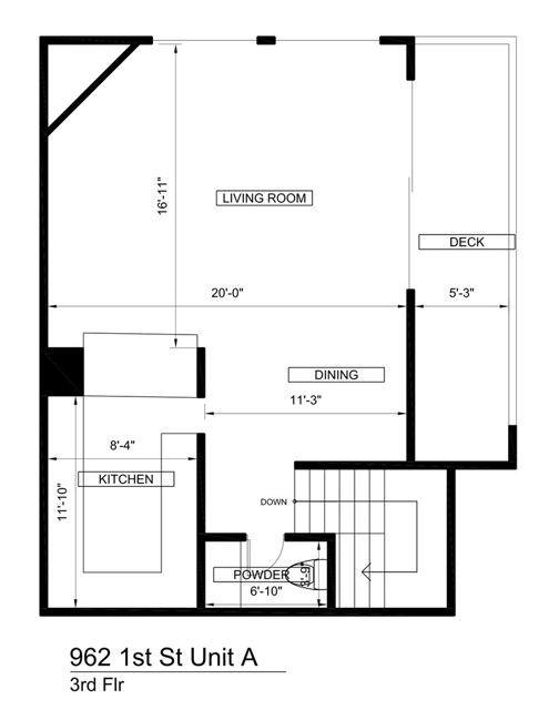 962 1st Street, Hermosa Beach, California 90254, 2 Bedrooms Bedrooms, ,1 BathroomBathrooms,Residential,Sold,1st,SB20174007