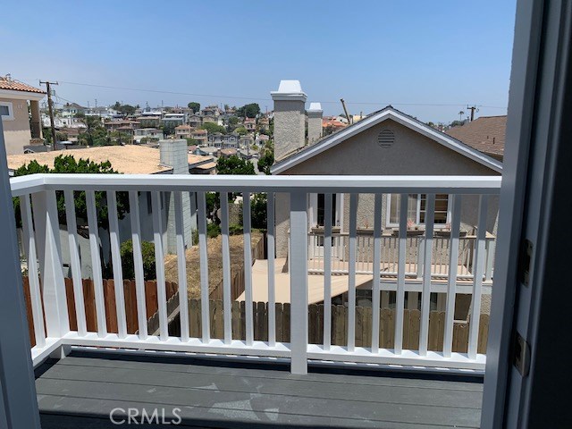 Master Bedroom balcony view.
