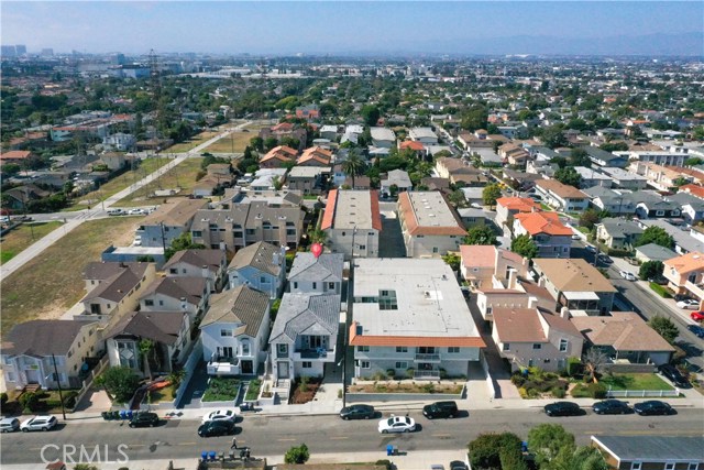 Aerial View of Home and City.