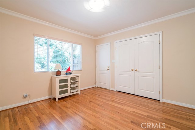 Third Bedroom, laundry currently located behind double doors, there is also another closet.