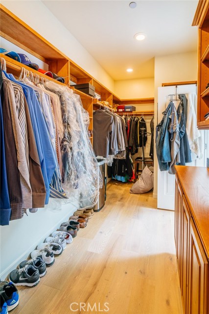 Large walk-in Master closet.