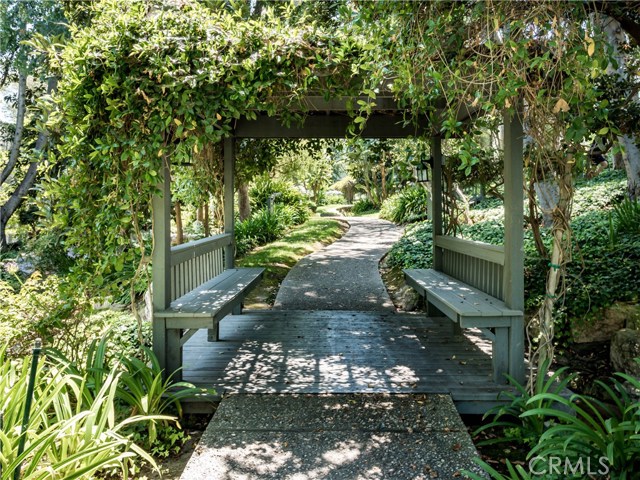 The gardens in The Estates are like an arboretum.