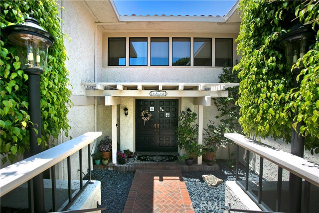 Leading to front door.