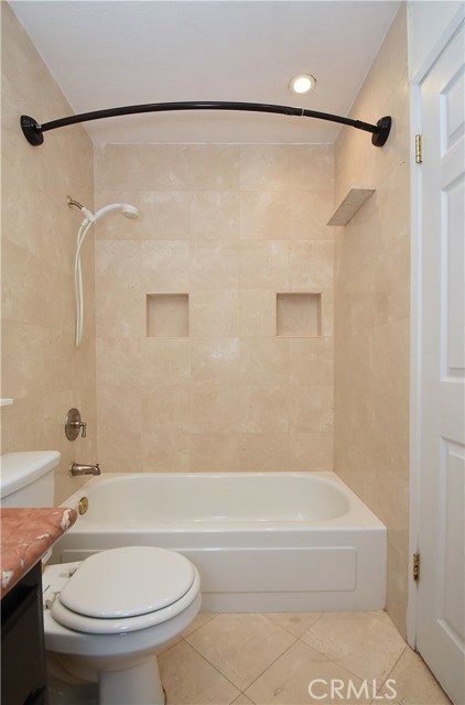 Second bathroom full bathtub and shower