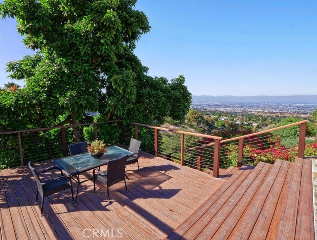 View Deck in Backyard