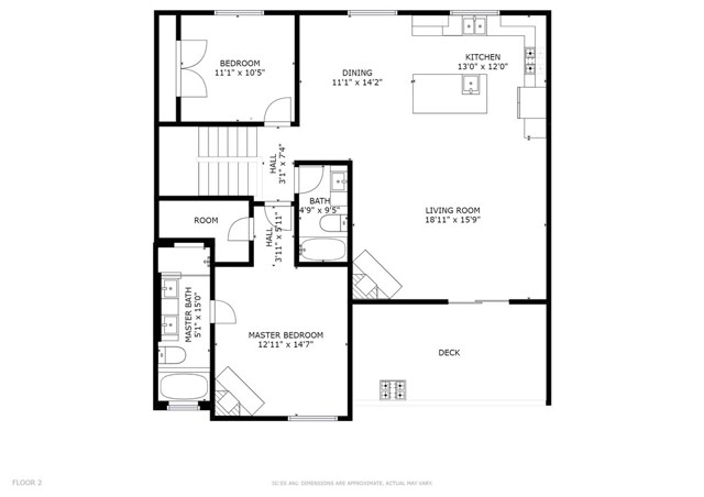 2nd level floor plan