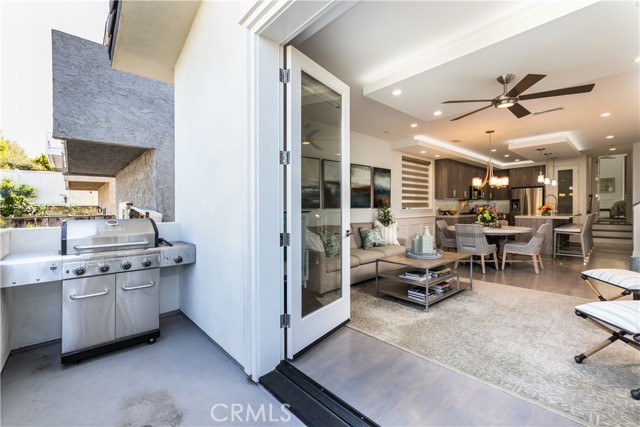 Living room balcony offers easy indoor/outdoor living