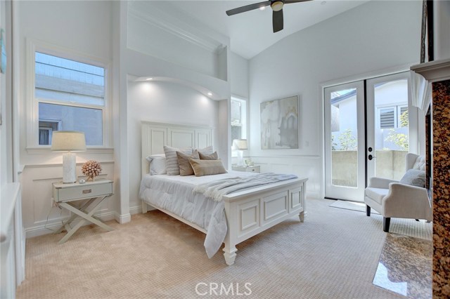 2nd Level . . . Master Bedroom with private balcony
