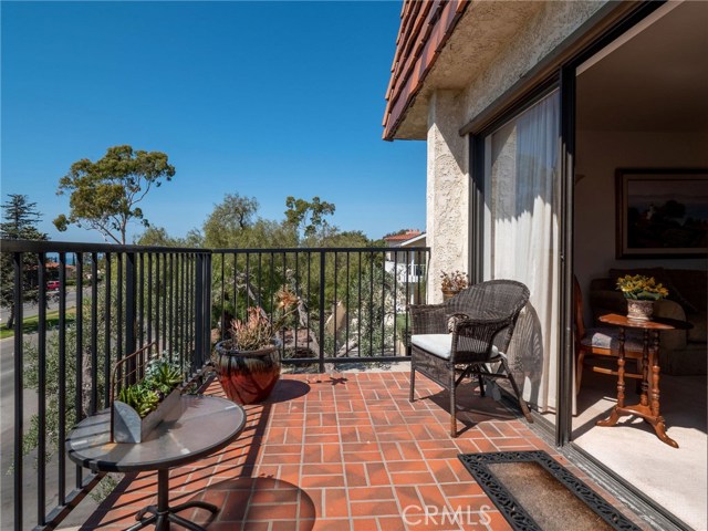 Balcony off living room