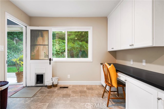 Laundry room/Crafts room or a great place for a virtual student to conduct class with minimal distractions.