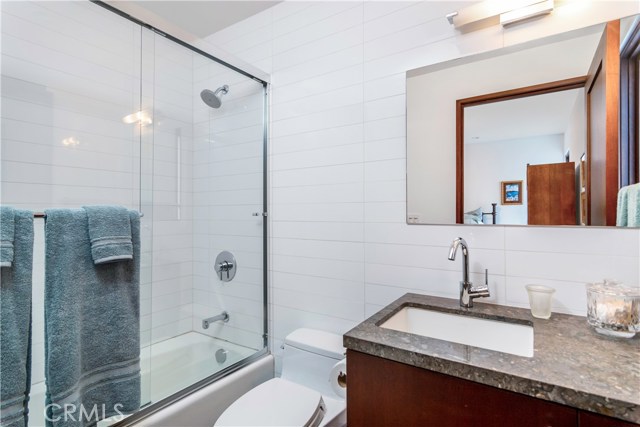 Bathroom on-suite with hand picked Ann Sacks tiles