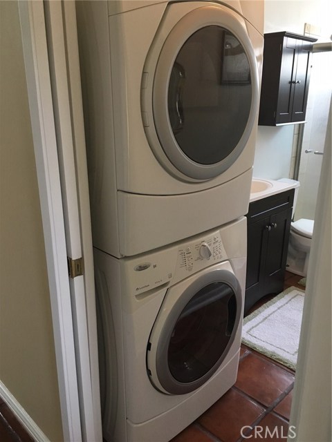 Washer & dryer included.